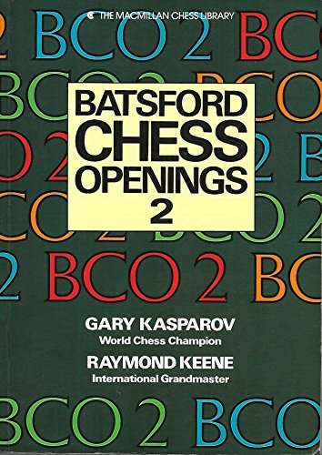 Beispielbild fr Batsford chess openings 2 (The Macmillan chess library) zum Verkauf von Wonder Book