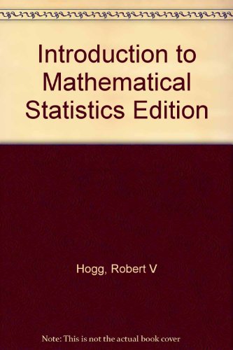 9780020355632: Introduction to Mathematical Statistics Edition