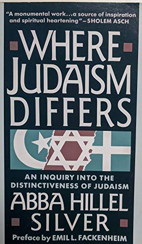 Beispielbild fr Where Judaism Differs zum Verkauf von Better World Books