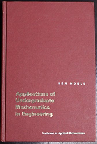 Beispielbild fr Applications of Undergraduate Mathematics In Engineering zum Verkauf von HPB-Red