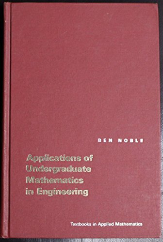 Stock image for Applications of Undergraduate Mathematics In Engineering for sale by HPB-Red