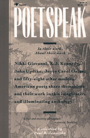 Imagen de archivo de Poetspeak: In Their Work, About Their Work a la venta por Lowry's Books