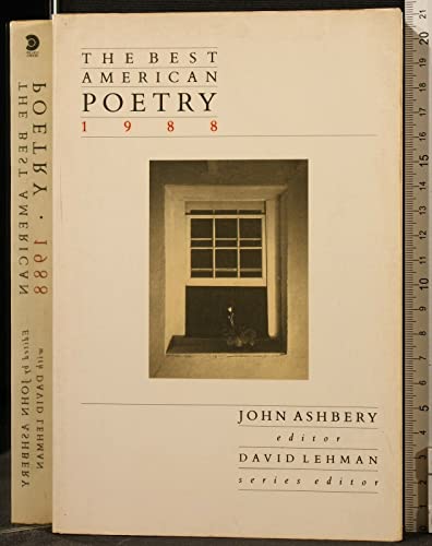 9780020441816: The Best American Poetry, 1988