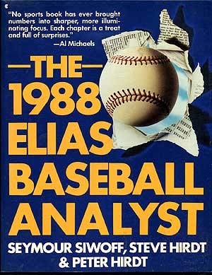 Beispielbild fr The Elias Baseball Analyst, 1988 zum Verkauf von Better World Books