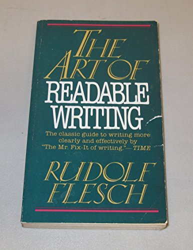 Beispielbild fr The Art of Readable Writing zum Verkauf von Better World Books