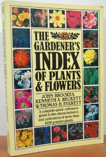 Beispielbild fr The gardener's index of plants & flowers zum Verkauf von Wonder Book