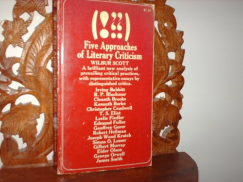 Beispielbild fr Five Approaches of Literary Criticism zum Verkauf von Better World Books