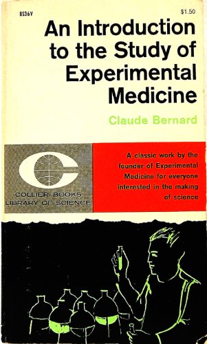 9780020583509: Introduction to the Study of Experimental Medicine