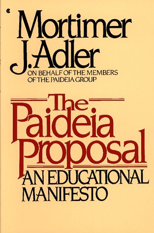 Stock image for The Paideia Proposal for sale by Better World Books