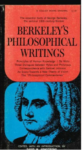 Berkeley's Philosophical Writings (9780020641704) by Berkeley, George