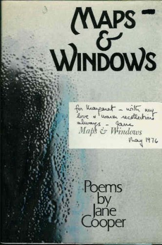 Beispielbild fr Maps and Windows : Poems zum Verkauf von Better World Books