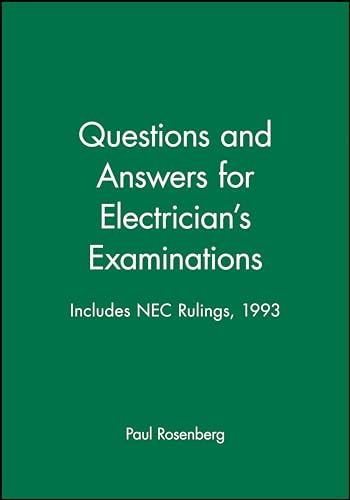 Imagen de archivo de Q and A for Electricians Exams NEC 1993: Includes NEC Rulings, 1993 (Audel) a la venta por Chiron Media