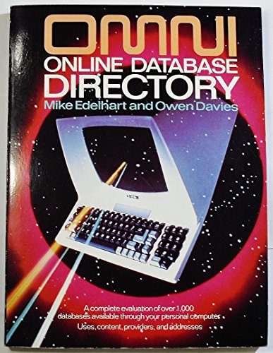 Beispielbild fr Omni On Line Database Directory zum Verkauf von Gardner's Used Books, Inc.