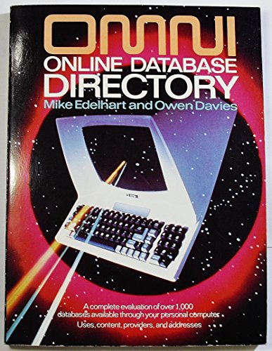 Stock image for Omni On Line Database Directory for sale by Gardner's Used Books, Inc.