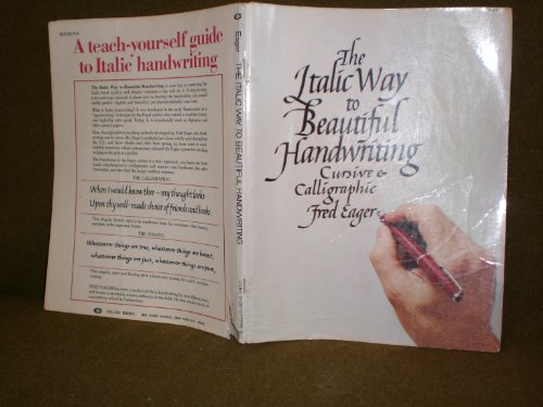 Imagen de archivo de The Italic Way to Beautiful Handwriting Cursive & Calligraphic a la venta por Alf Books