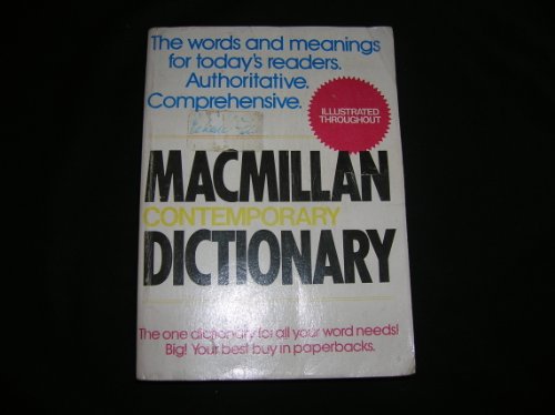Beispielbild fr Macmillan Contemporary Dictionary zum Verkauf von ThriftBooks-Atlanta