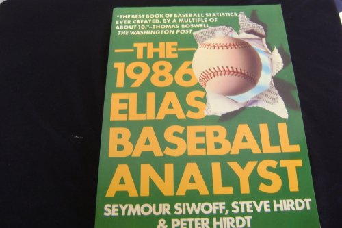 Beispielbild fr The 1986 Elias baseball analyst zum Verkauf von Better World Books