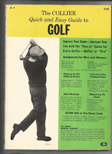 Golf (Quick & Easy Guides) (9780020815006) by Robert Scharff