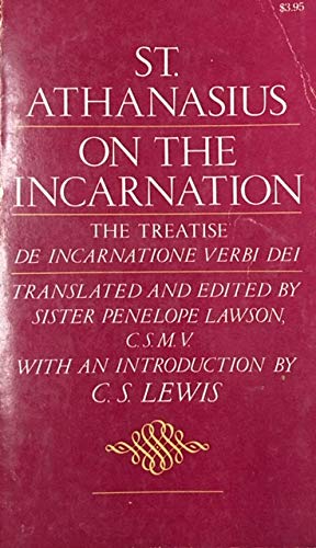 Beispielbild fr On the Incarnation: The Treatise de Incarnatione Verbi Dei zum Verkauf von dsmbooks