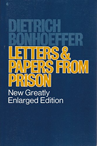 Stock image for Letters and Papers from Prison.; The Enlarged Edition. Edited by Eberhard Bethge for sale by J. HOOD, BOOKSELLERS,    ABAA/ILAB
