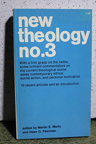 Stock image for New Theology: No. 3 for sale by Polly's Books