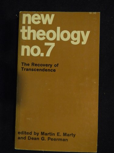 9780020874409: New Theology: No. 7: The Recovery of Transcendence