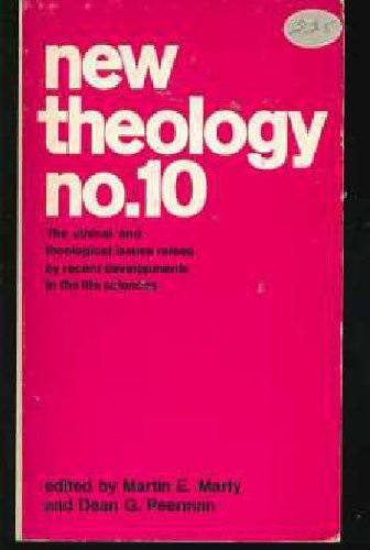 Imagen de archivo de New Theology: No. 10 a la venta por Red's Corner LLC
