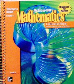 9780021006236: California Mathematics, Teacher's Guide, Grade 3, Volume 1