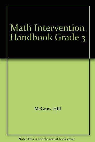 Stock image for Math Intervention Handbook Grade 3 for sale by Allied Book Company Inc.