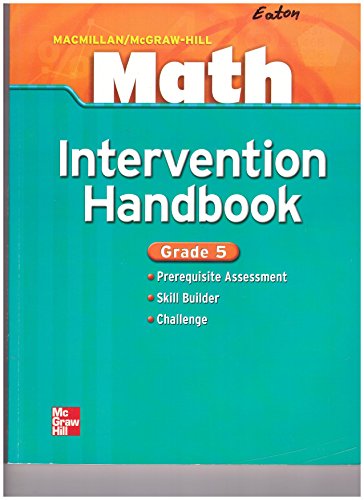 Stock image for Intervention Handbook - Grade 5 (Macmillan/McGraw-Hill Math) for sale by Ergodebooks
