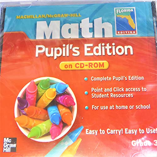 9780021048526: Macmillan/McGraw-Hill Math Pupil's Edition on CD-ROM Grade 3 (Florida Edition)