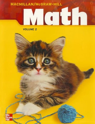 Imagen de archivo de Macmillan/McGraw-Hill Math, Grade 1, Pupil Edition, Volume 2 a la venta por Better World Books