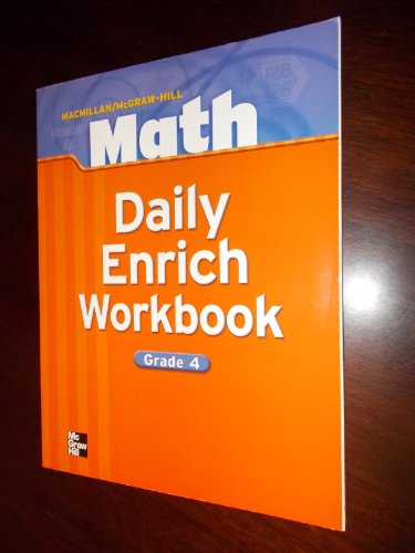 9780021053254: MacMillan/McGraw-Hill Math, Student Daily Enrich Workbook-Grade 4