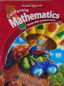 Beispielbild fr Macmillan McGraw-Hill California Mathematics: Concepts, Skills, and Problem Solving (Vol. 2) zum Verkauf von GF Books, Inc.