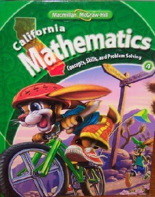 Beispielbild fr California Mathematics Grade 4 (Student Edition: Concepts, Skills, and Problem Solving) zum Verkauf von HPB-Red