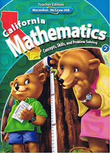 9780021057160: California Mathematics Teacher Edition Grade 2 (Concepts, Skills, and Problem Solving, Volume 1) (Concepts, Skills, and Problem Solving, Volume 1)