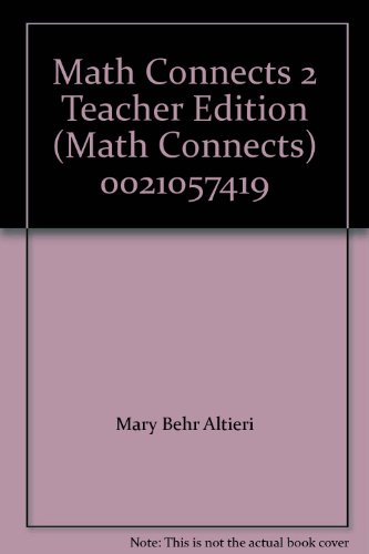 Math Connects Teacher Edition PreK - Brian Mowry
