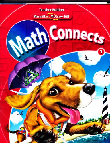 Imagen de archivo de Math Connects, Grade 1, Vol. 1, Teacher Edition a la venta por Better World Books