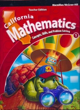 Beispielbild fr California Mathematics 5: Concepts, Skills, and Problem Solving, Volume 1 - Teacher Edition (1) zum Verkauf von ThriftBooks-Atlanta