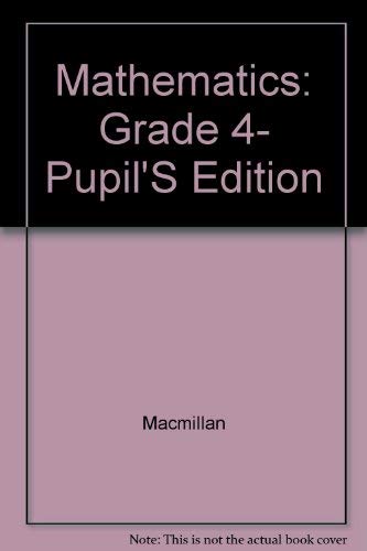 9780021059508: Macmillan Mathematics (Grade 4)