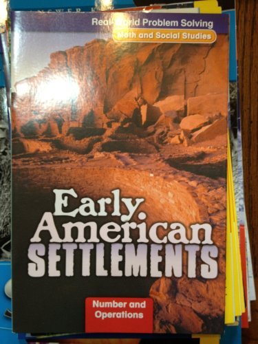 Stock image for Real-World Problem Solving: Early American Settlements (Math and Social Studies, Number and Operations) for sale by Wonder Book