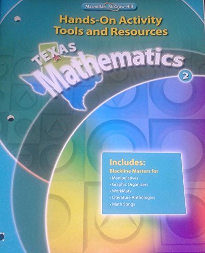 Stock image for Texas Mathematics Grade 2 Hands-on Activity Tools and Resources for sale by HPB-Red