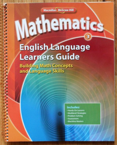 Stock image for Math. Grade 3 English Language Learners Guide - Building Math Concepts And Language Skills ; 9780021061631 ; 0021061637 for sale by APlus Textbooks