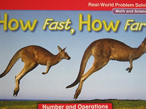 Stock image for Real-World Problem Solving Library Grade 1 How Fast, How Far?, Number and Operations, GR E, Benchmark 8 for sale by Decluttr