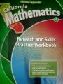 9780021063468: California Mathematics 4 Reteach and Skills Practice Workbook