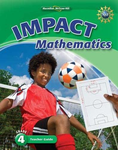 Beispielbild fr Math Connects, Grade 4, IMPACT Mathematics, Teacher Edition (ELEMENTARY MATH CONNECTS) zum Verkauf von SecondSale