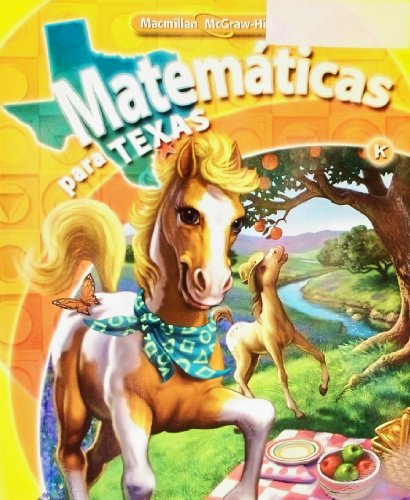 Stock image for Matematicas Para Texas 2009 paperback K Volumen 1 (Matematicas para Texas, Volume 1) for sale by HPB-Red