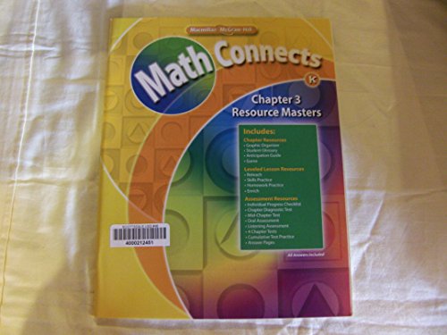 Beispielbild fr Math Connects Chapter 3 Resources (K) zum Verkauf von Better World Books