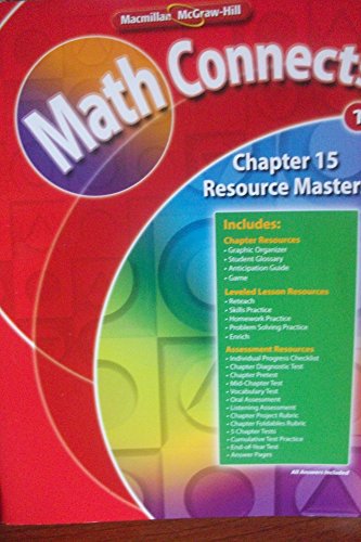 Stock image for Math Connects Chapter 15 Resource Masters, grade 1 for sale by Discover Books