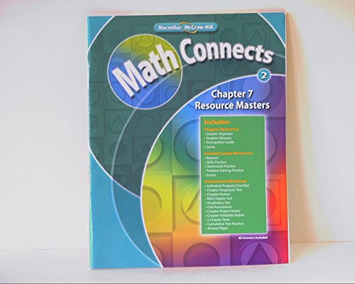 9780021072286: Math Connects Level 2: Chapter 7 Resource Masters ISBN 0021072280 9780021072286 2009 by Macmillan/McGraw-Hill